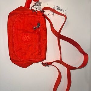 Kipling Bright Red Crossbody Bag
